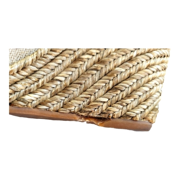 MAYPOL‎ Pewter Espadrille Wedge Ankle Strap Sandals - Picture 8 of 12